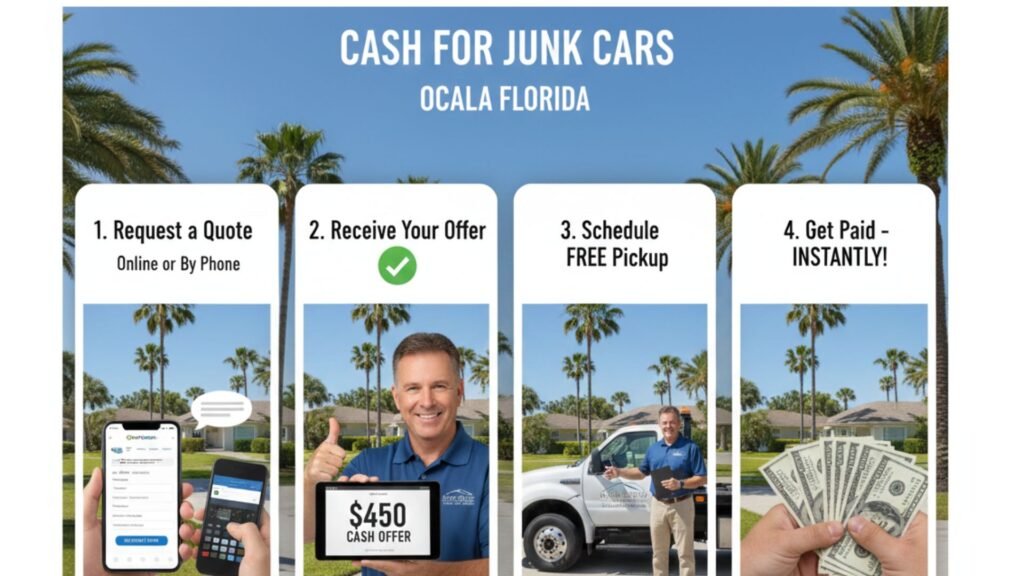 How Cash for Junk Cars Works in Ocala