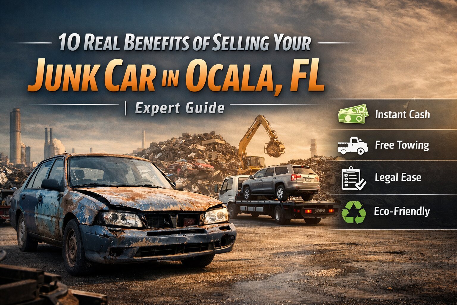 10 Real Benefits of Selling Your Junk Car in Ocala, FL