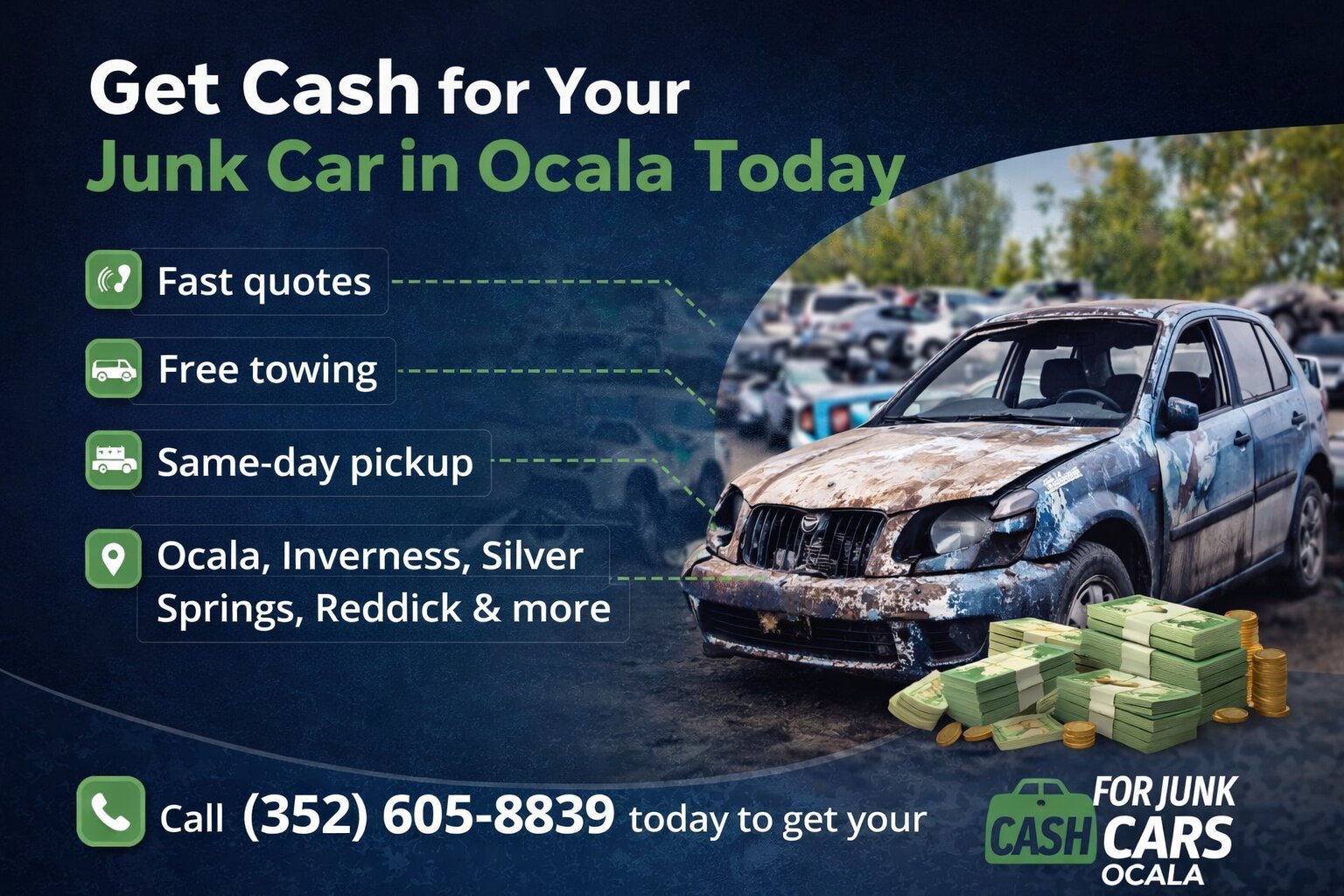 Get Cash for Your Junk Car in Ocala Today