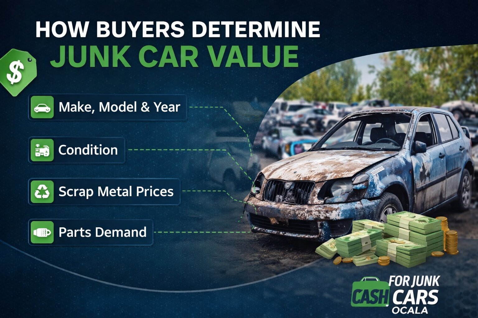 How Junk Car Buyers Determine Vehicle Value in Ocala, FL (Complete 2026 Guide)