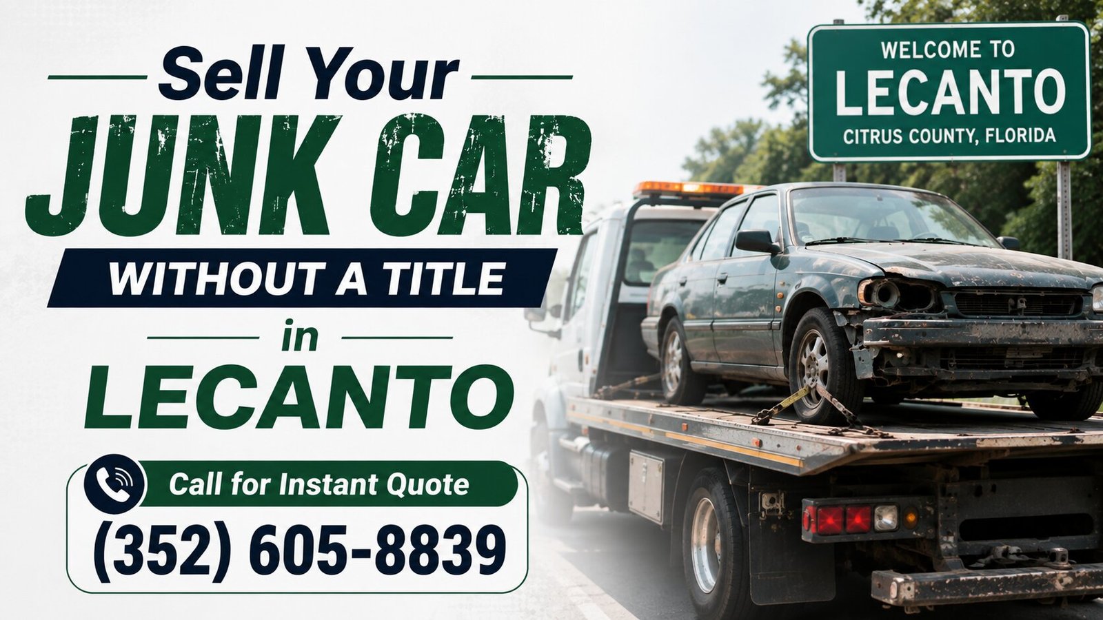 sell your junk car without title lecanto