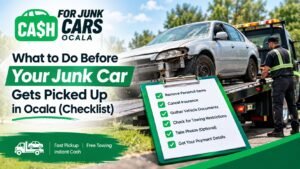 What to Do Before Your Junk Car Gets Picked Up (Checklist)